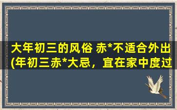 大年初三的风俗 赤*不适合外出(年初三赤*大忌，宜在家中度过！)